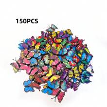 50 Pieces Butterfly Wall Decoration - Plastic Butterfly Wings Foldable Removable Waterproof Reusable Wall Stickers For Family Room Bedroom Nursery Party Wedding Festival Decoration ... Gifts Birthday Graduation Room Decor Home Decor Bathroom Decor Bedroom Decor Room Decoration Stuff Living Room Decor House Decor Home Decor Living Room Wall Art Wall Paper