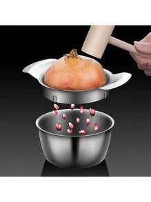 Set di attrezzi in acciaio inossidabile 304 per disacinare e estrarre i semi di melograno, apribottiglie per melograno
