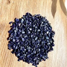 人造蓝砂岩水晶碎片，家居DIY装饰石，消磁石，风水水晶，适用于花盆、花瓶、水族箱砾石装饰