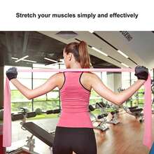 Bandas de resistencia, bandas elásticas de ejercicio para hacer ejercicio, fisioterapia, recuperación, yoga, pilates, entrenamiento de fuerza - Multicolor - Ver 5