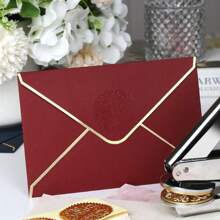 1 件不锈钢压花印章，巴洛克风格 26 个字母 A-Z 首字母系列，带花卉图案，手持式图书馆印章，首字母压花印章，婚礼压花印章，纸质压花印章，适用于书籍、信封、婚礼请柬和图书馆材料学校用品，返校