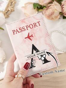 1 Peça Carteira Personalizada com Assinatura, Carteira com Design de Assinatura Personalizada, Carteira Personalizada com Assinatura, Carteira Personalizada com Assinatura, 1 Capa de Passaporte de Couro PU de Cor Sólida com Letras em Relevo, Organizador de Documentos de Viagem de Negócios, Bolsa de Viagem Essencial, Material Escolar, Volta às Aulas, Presente Escolar, Para Escritório, Para Escola, Para Sala de Aula, Para Presentes de Professor, Para Universidade, Para Colegas, Para Dormitórios, Para Professores, Para Meninos e Meninas, Para Adolescentes, Estudantes do Ensino Fundamental, Estudantes do Ensino Médio, Estudantes do Ensino Médio, Estudantes Universitários, Calouro, Veterano, Alunos de Graduação
