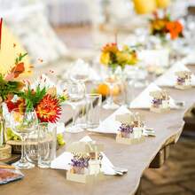 10 Pcs Clear Gift Boxes Mini Square Party Favor Box With Ribbons Creative Cute Empty Treat Boxes For Wedding Birthday Bridal Shower BabyShower Party Supplies - Multicolor - View 6