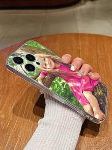 Étui de téléphone personnalisable en TPU transparent, impression de nom personnalisée, motif floral, étui de protection en silicone transparent avec couvercle d'objectif de caméra, compatible avec Apple X/8P/11/12/13/14/15/16E/PRO/PRO MAX, Honor/A06/A26/A56/A36, convient comme cadeau et usage quotidien, mignon, simple, amusant, personnalisé, unique, mode, meilleur ami/couple/cadeau d'anniversaire/cadeau pour ami - Transparent - Voir 3