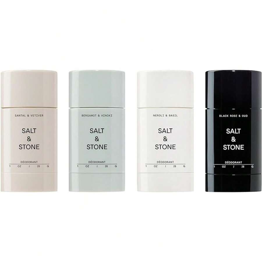Desodorante natural - Santal | Desodorante natural extra fuerte para mujeres y hombres | Sin aluminio con probióticos, extractos de algas y manteca de karité (2.6 Oz)