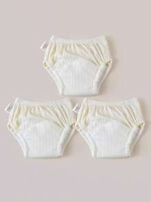 3/4 pezzi Pannolini di addestramento per neonati, pantaloncini di addestramento estivi lavabili e leggeri per bambini e bambine, pannolini di stoffa riutilizzabili, biancheria intima per pannolini morbida e traspirante, adatta per l'addestramento alla toilette, attività all'aperto, articoli essenziali per neonati