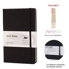 1 Pc A5 Notebook Agenda Planner Dotted Inner 80 Sheets 100 GSM Cloth Cover Ivory White Paper Hand Account Journal School Stationery Supplies Back To School
