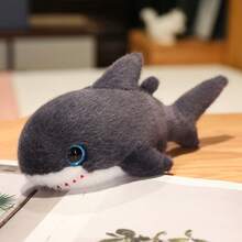 Keylingwd 1pc Plush Sea Animal Series Stuffed Toys, Realistic Shark, Crab, Sea Turtle, Octopus, Clownfish, Sea Lion, Dolphin, Seal, Seahorse Mini Ocean Animal Figurines, Cute Cartoon Doll, Children Birthday Gift - Multicolor - View 22