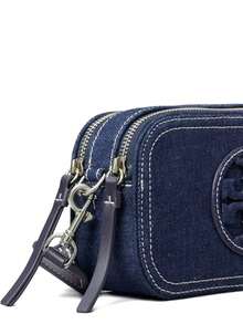 TORY BURCH - Women Miller Denim Mini Crossbody Bag - 403 ROYAL NAVY - View 6