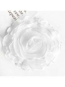 1pc Oversized Fabric Flower Brooch With Rhinestones, Elegant Accessory For Decorating Dresses, Suits, Jackets To Add Beauty To Your Outfit - Flower - View 5