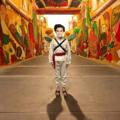 Disfraz de Niño tipo Revolucionario, Campesino, Vestuario Independencia México, Revolución Mexicana, Bailable Carnaval Batalla De Puebla Pastor Traje De Manta