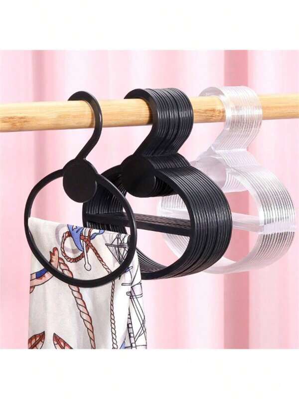 10/20pcs Elliptical Scarf Hanger, Round Clothes Hanger, Multi-Functional Garment Display Slot, Hanger, Organizer, Space-Saving, Scarf Rack, Clothes Display Rack, Scarf Ring, Elliptical Scarf Rack, Tie Hanger, Hook Display Rack, Supermarket Display Rack Towel Rack, Clothes Drying Rack, Towel Rack, Scarf Display Hanging Ring, Scarf & Towel Storage Rack, Headband Holder, Headscarf Holder