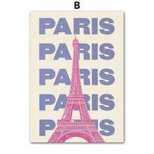 1 幅巴黎纽约伦敦罗马日本旅游城市墙壁艺术帆布画海报和印刷品图片可用于客厅装饰可选画框