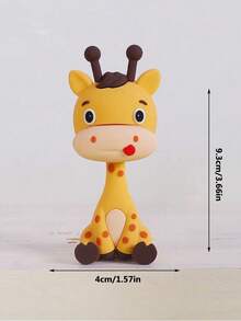 13pcs Or 1pc Forest Leaf Cake Decorations, Jungle Animal Cake Toppers, Lion Giraffe Elephant Monkey Grass Cake Decorations, Happy Birthday Tree Brand Cake Inserts, Suitable For Birthday Cake Decorations, Forest Theme Party Cake Decoration Supplies, Baptism Cake Decorations,Babyshower Cake Toppers(Do Not Touch The Cake Directly; Please Use With A Tray And A White Rod.) - Multicolor - View 12