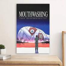 Framed Mouthwashing Poster | Gaming Poster | Gaming Artwork | Gaming Decor | Video Game Poster | Gaming Gift | Video Game Print | Wall Art Modern Art Room Decoration For Bedroom, Living Room, Corridor, Office, Ideal Gift, Canvas Printin