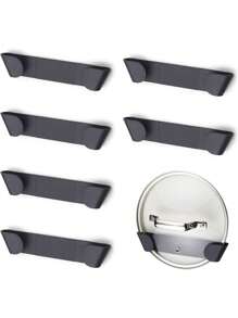 4 pièces Organisateur de couvercle de pot pour armoire, support de rangement universel autoadhésif pour le dessus des casseroles à l'intérieur de la porte de l'armoire, facile à installer. Organisateur de couvercle adapté à une taille de 6" à 13" pour la cuisine