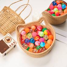 1/5/10/15/20/30/40/50/60/80/100个闪亮弹力球，成人派对礼品和奖品袋填充物，皮纳塔填充物，生日礼物，礼盒装饰，减压小礼物 - 彩色 - 查看 10