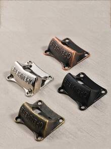 1 件复古锻铁啤酒开瓶器，方形仿古黄铜安装酒吧配件，易于安装的便携式迷你工具