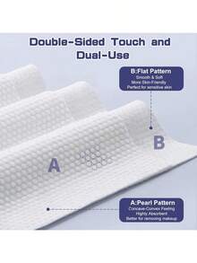 Disposable Face Towel, 100 Count Face Towels For Washing Soft Cotton Dry Wipes Facial Cloths Towelettes For Washing And Drying, Facial Tissue For Cleansing, Skincare And Makeup Remover - 1 - View 2