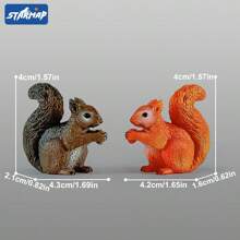 North American Forest Animal Figurines Educational Toy Cake Toppers,Realistic Jungle Animal Set, Christmas Birthday Gift For Kids Toddlers, Includes Elephant,Camel,Giraffe,Tiger Lion,Panda,Bear,Deer,Hippo,Rhino,Raccoon,Lynx,Wolf,Eagle,Beaver, Rabbit,Beaver,Bald Eagle, And More