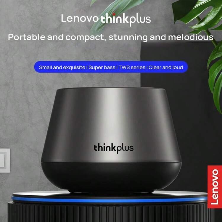Lenovo 藍牙音箱K3Pro 小巧精緻 方便攜帶 超重低音 內建麥克風 高清通話 清晰響亮 持久續航 設備全面兼容 黑色 - 黑色 - 查看 3