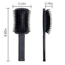 Curl Defining Brush Pink, Volume Curly Hair Brush For Effortlessly Detangling Shaping And Styling Women's Curls, Waves & Coils, Curly Hair Products, Reduce Frizz - Black 1PC - View 6