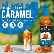 Syruvia Sugar Free Caramel Syrup For Coffee 25.4 Ounces Caramel Flavoring Syrup - 25.4 Fl Oz - View 3