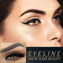 European And American Four Pairs Of Eyelashes Eyeliner Stickers Glue-Free Self-Adhesive Frozen Strips Curling False Eyelashes - 黑色 - 查看 3
