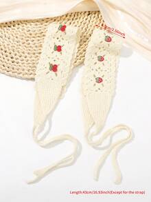 1 Băng đô hoa dệt kim hình dâu tây và anh đào thời trang, thích hợp để đeo hàng ngày, Băng đô cài tóc mùa thu đông Phụ kiện tóc cho phụ nữ khi đi nghỉ, Khăn quàng cổ thanh lịch cho phụ nữ, Khăn trùm đầu mềm mại - Nhiều màu - Xem 5