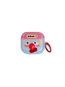 1 件红鼻子表情蓝牙耳机盒适用于 Apple 1/2/3/4、Pro/Pro2 保护套