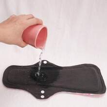 Large Random Prints Reusable Cloth Menstrual Pads Waterproof Sanitary Pads (5randompads)