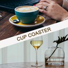 Acrylic Irregular Coasters, Creative Cloud Shape Coffee Cup Coaster Dining Table Ornaments For Kitchen Bar - Clear 4.7x4 Inch 2pcs - View 6