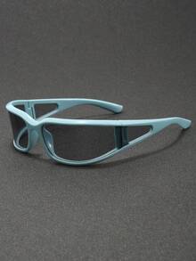 1 副男士优质 Y2K 朋克户外骑行时尚眼镜，全新夏季款式，适合户外运动、骑行、驾驶、旅行、海滩度假 - 彩色 - 查看 5