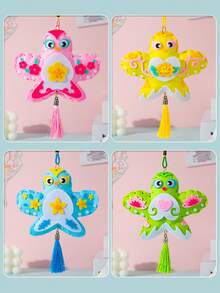 1pc Handmade Paper Kite Fragrance Sachet, DIY Craft Kit For Kids, Paper Kite Sachet Gift & Hanging Decoration - Multicolor - View 7