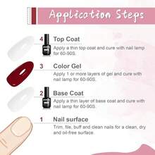 2 Bottles Of Top Coat Base Coat Set No Wipe Foundation Combination Bright Surface At Home DIY Nail Salon Girl Gift - 2 件 15ml-BT - 查看 4