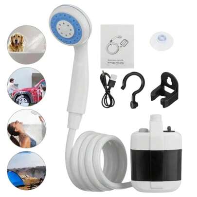 Chuveiro Portátil De Viagem Recarregável Para Acampamento E Praia Ducha Banho Externo Ar livre