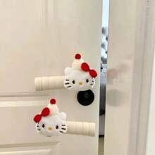 Sanrio Hello Kitty Doorknob Gloves - Sanrio Y2K Cute Style, Anti-Impact And Anti-Static Wall Protectors For Home Decor, Perfect For Bedrooms And Living Rooms
