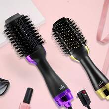 Hot Air Comb For Styling, Volume And Straightening - Curling Comb In One Go, Professional Salon Hairdressing Tool, Fast Drying, Anti-Frizz, Achieve Salon Effect At Home, Best Gift For Women - US A Type Plug(110-127V) - View 1