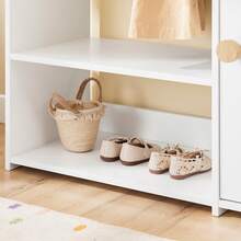 SoBuy Children's Wardrobe KMB110-W - Grey - View 8