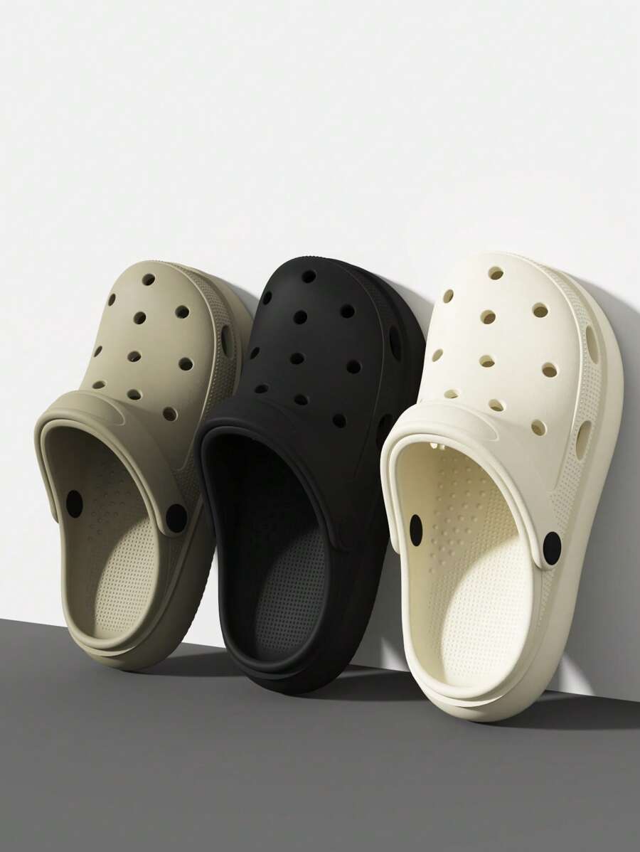 Sandalias casuales y de moda unisex, transpirables y huecas, pantuflas de playa, sandalias de estilo coreano con punta cerrada, adecuadas para el hogar, exteriores, playa y viajes en verano