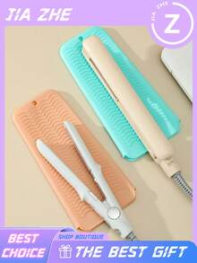 Bộ 1 tấm lót silicon chịu nhiệt, túi đựng máy duỗi tóc, túi đựng mỹ phẩm, túi trang điểm mini, hộp đựng dụng cụ làm tóc du lịch, thích hợp cho máy duỗi tóc, máy uốn tóc, máy tạo sóng, dụng cụ salon, hộp đựng cọ trang điểm du lịch, hộp đựng mỹ phẩm, túi trang điểm, đồ dùng cần thiết khi đi du lịch, phụ kiện nữ, đồ dùng du lịch - Nhiều màu - Xem 7