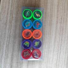 26 Colorful Animal Stamp Sets - Perfect For Teachers, Parties, And DIY Crafts - Plastic Material,Children's Day Gifts, Party Gifts, Birthday Gifts, The Color Of The Outer Shell Of Some Stamps May Vary, But The Pattern Is Correct - Multicolor - View 15