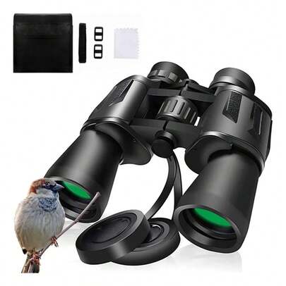 Binoculares Potentes Nocturna Vision Telescopica Hd Tacticos 20x50mm Marthing BN20x50 Binoculares Profesionales Prismaticos Ideal Para Camping Caza O Pesca Estuche Incluido Zoom Hd 20x50