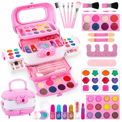 化妆盒过家家玩具套装，各种便携式化妆盒款式，非常适合送礼