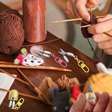 Mini Crochet Scissors Set With Protective Case, Keychain And Storage Box - Suitable For Crochet, Embroidery, Knitting And Cross Stitch, Metal Material, Perfect Gift For Crochet Lovers And Ideal Sewing & Knitting Accessory - Multicolor - View 11