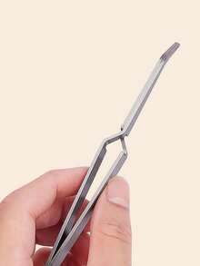 1 kẹp tạo hình móng tay đa năng, nhíp tạo hình móng pha lê, kìm tạo hình móng tay để điêu khắc móng gel, đồ dùng làm móng, dụng cụ làm móng, dụng cụ làm móng, trở lại trường, móng tay, dụng cụ làm móng để ấn vào móng tay - Bạc - Xem 2