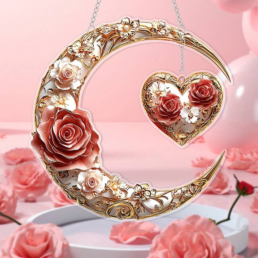 Decorative Hanging Ornaments - Red - View 1
