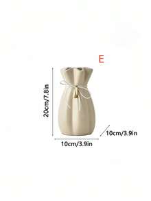 1 chiếc bình gốm hình nón cỡ nhỏ thích hợp cho lối vào phòng khách, bệ cửa sổ, mặt bàn, nhiều loại đồ trang trí cảnh, cắm hoa, bình hoa - Nhiều màu - Xem 18