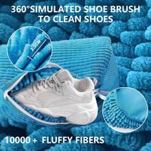 1/2PCS Shoe Washing Machine Bag , Laundry Shoe Cleaning Bag For Washer And Dryer, Reusable Laundry Bags Mesh Wash Bags For Adults And Kid's Shoes,Our Shoe Washing Machine Bag,360° Shoe Washing Machine Bag - Anti-Deformation, Machine Washable, Air-Dryable, Protective Laundry Bag Lined With Thick Fleece, Perfect For Sneakers And Casual Shoes,