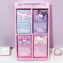 Sanrio 1 Sanrio Family Series Computer Styling Coil Notebook With 80 Colorful Pages, Highly Attractive Notebook, School Supplies, Back To School Season Supplies, Back To School Season, School Prizes, Birthday Gifts, Party Gifts, Festival Gifts, Back To School Supplies, Back To School Season Gifts, Independence Day, June Day Gifts For Children In School,